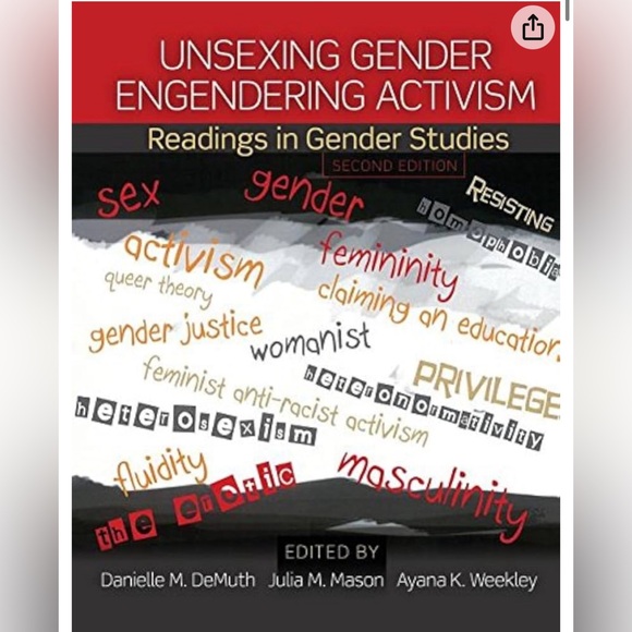 UNSEXING GENDER ENGENDERING ACTIVISM Readings in Gender Studies Paperback book. - Picture 1 of 15
